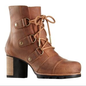 Sorel Addington Lace Up Suede Booties